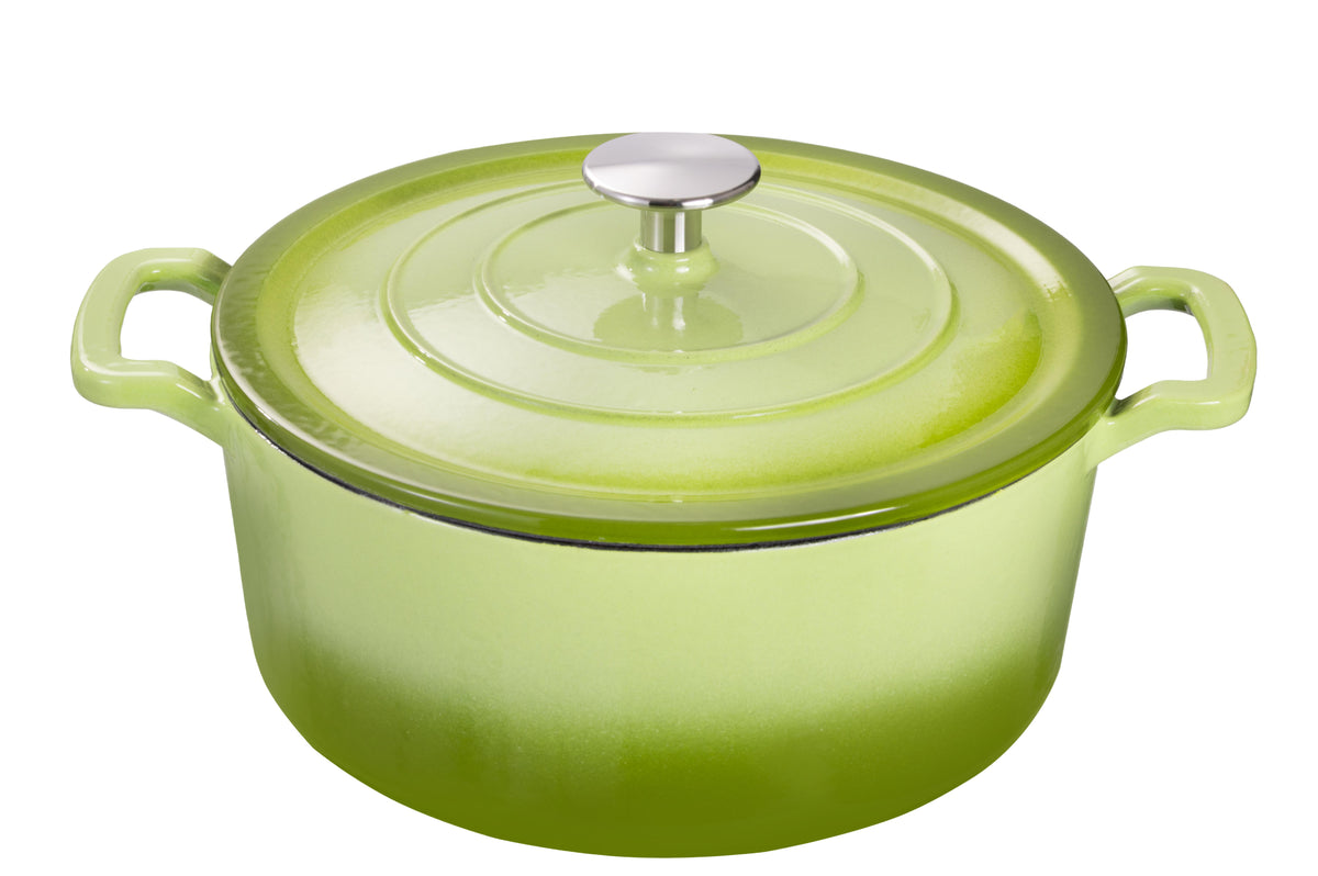 Cast Iron Round Casserole with Lid – 24 cm (9.4 in) · 4.3 L (4.5 qt)