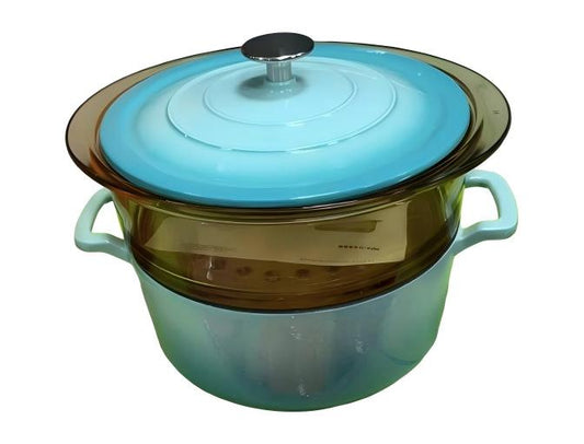 Wudengberg Glass Steamer for Cast Iron Casserole – 24 cm (9.4 in)
