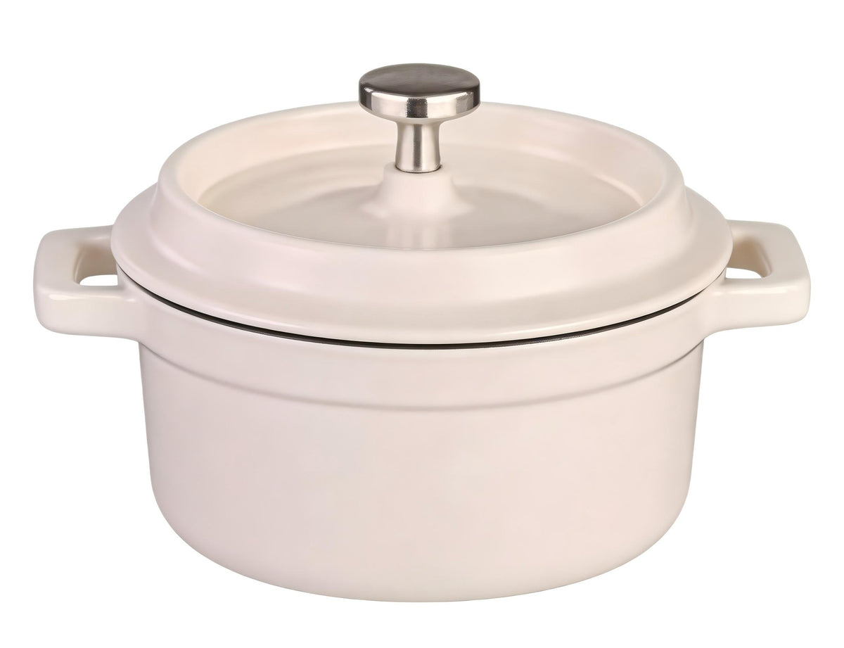Cast Iron Mini Round Saucepot with Lid – 10 cm (3.9 in) · 0.25 L (0.3 qt)