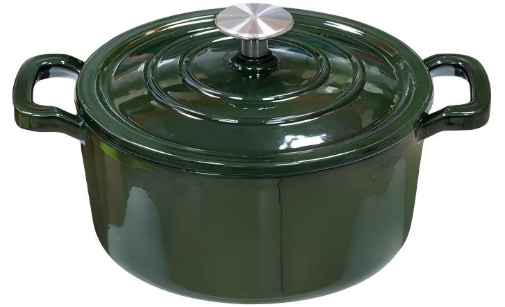 Cast Iron Round Saucepot with Lid – 18 cm (7.1 in) · 1.9 L (2.0 qt)