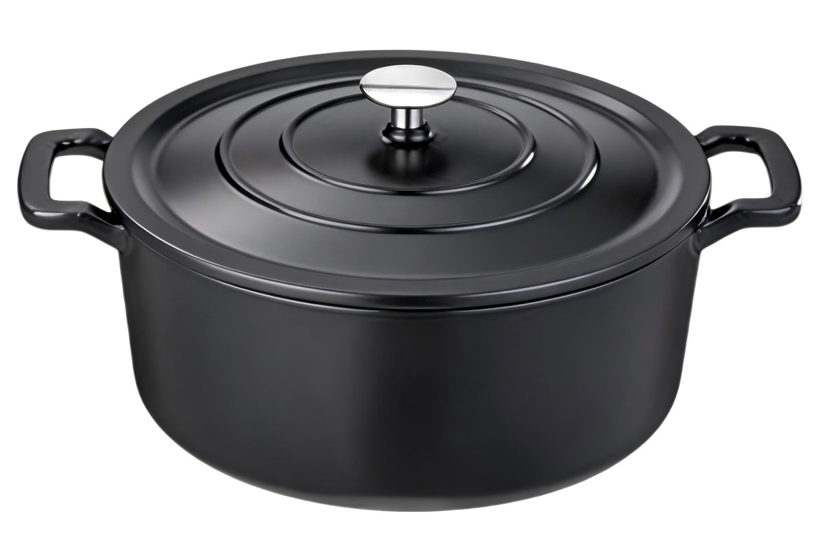 Cast Iron Round Casserole with Lid – 20 cm (7.9 in) · 2.7 L (2.9 qt)