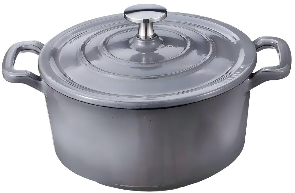 Cast Iron Round Casserole with Lid – 25 cm (9.8 in) · 5.2 L (5.5 qt)