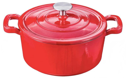 Wudengberg Cast Iron Round Casserole with Lid – 30 cm (11.8 in) · 8.3 L (8.8 qt)