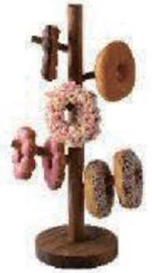 Donut Display Rack — Wudengberg wooden product